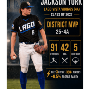 jackson york lago vista high school baseball